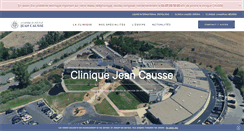Desktop Screenshot of clinique-causse.com